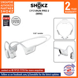 Shokz OpenRun PRO 2 MINI / OpenRun PRO 2 (OpenRun Pro2 MINI) Open Ear Bone Conduction Bluetooth Headset