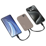 Mazer M-PC20LINK1020 PowerCharge 1020 Link 10000mAh PD20W Power Bank with Built-in Dual USB-C Cables