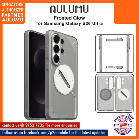 Aulumu Frosted Glow Case for Samsung Galaxy S26 Ultra