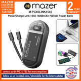Mazer M-PC45LINK1545 PowerCharge Link 1545 15000mAh PD45W Power Bank