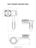 Quad Lock Cycling - Out Front Mount Pro