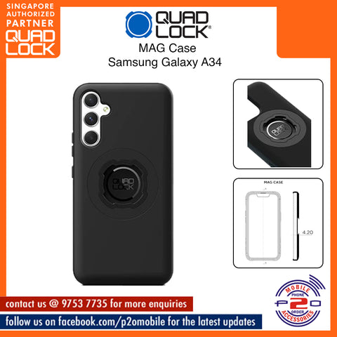 Quad Lock MAG case / Case for Samsung Galaxy A34