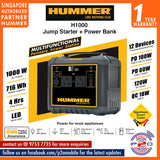 Hummer H1000 Multifunctional Power Station Jump Starter