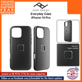 Peak Design Everyday Fabric / Clarino Leather Case for iPhone 16 Pro Max / iPhone 16 Pro
