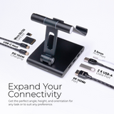 Mazer M-UC2MULTI8200 Infinite.Multimedia 8200 8-in-1 USB-C Hub & Tablet Stand