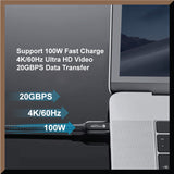 Mazer M-PL3Pro-C125G2 / M-PL3Pro-C250G2 InfiniteLink Pro III 100W USB-C to USB-C cable