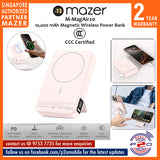 Mazer M-MagAir20 (CCC Certified) 10,000 mAh Magnetic Wireless Power Bank