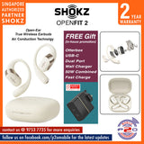 Shokz OpenFIT 2 Open-Ear Air Conduction Technology True Wireless Earbuds (Shokz OpenFit2)