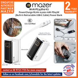 Mazer M-Ai-PC45R10-V7 (CCC Certified) PowerCharge RLink 10,000 mAh PD45W (Built-in Retractable USB-C Cable) Power Bank