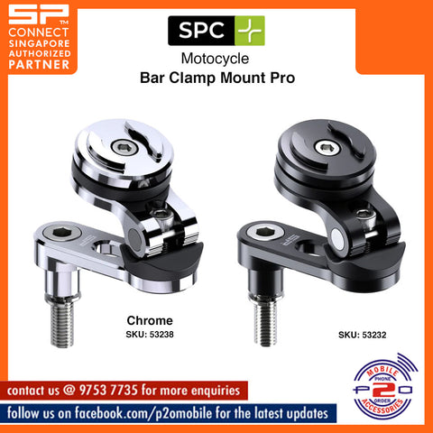 SPC+ (SP Connect+) Phone Mount Bar Clamp Mount Pro, SKU 53238 / SKU 53232