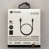Mazer M-PL3Pro-A2L50 / A2L125 / A2L250 InfiniteLink Pro III 3.1A USB-A to Lightning Cable