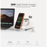 Mazer M-MagFold07 Certified 3 in 1 Foldable Wireless Charger