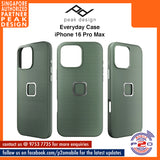 Peak Design Everyday Fabric / Clarino Leather Case for iPhone 16 Pro Max / iPhone 16 Pro