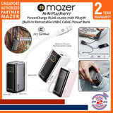 Mazer M-Ai-PC45R10-V7 (CCC Certified) PowerCharge RLink 10,000 mAh PD45W (Built-in Retractable USB-C Cable) Power Bank
