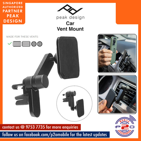 Peak Design Car Vent Mount, SKU # M-CM-AC-BK-1