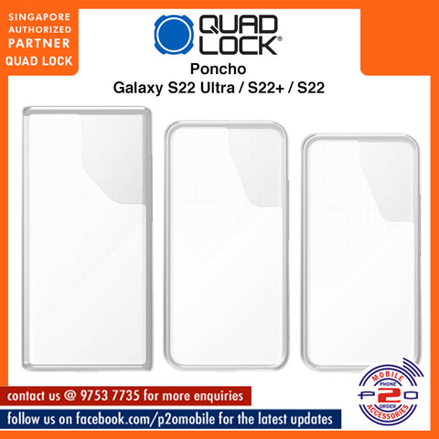 Quad Lock Poncho for Samsung Galaxy S22 Ultra / S22+ / S22