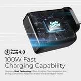 Mazer M-GaN100UK-V3 GaNPrestige PD100W UK Wall Charger