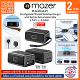 Mazer M-Ai-D200-V7 PrestigeGaN Ai Desktop Multi Devices Smart Display Fast Charging with Built-in Retractable Cable
