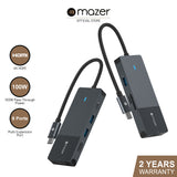 Mazer M-UC2MULTI7005 USB-C Multimedia Pro Hub 8-in-1 Black Edition