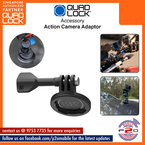 Quad Lock Accessory - To Action Camera Adaptor