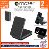 Mazer M-qi2-MagFold02 MagFold Duo+ Qi2 Certified 15W Foldable 2-in-1 Wireless Charger