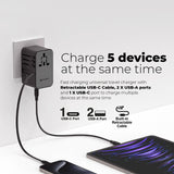 Mazer M-IFTravel370 Infinite Universal Travel Adapter with 70W Fast Charging