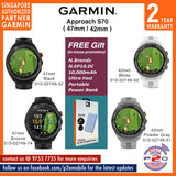 Garmin Approach S70 (47mm/42mm) Premium GPS Golf Watch