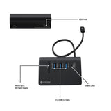 Mazer M-UC2MULTI8100 Infinite.Multimedia Pro 7-in-1 USB-C HDMI Data Port Hub