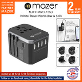 Mazer M-IFTRAVEL125C Infinite.Travel WORLD 28W/5.6A Travel Charger 4A/1C