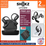 Shokz OpenFIT Open-Ear True Wireless Earbuds