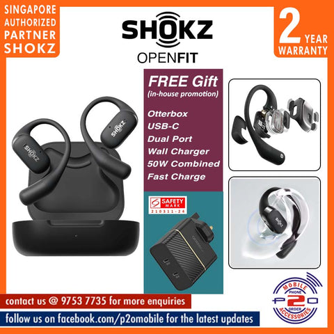 Shokz OpenFIT Open-Ear True Wireless Earbuds