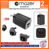 Mazer M-G35W-V5 GaNPrestige Mini 35W Wall Charger with Travel Pin