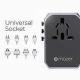 Mazer M-IFTRAVEL125C Infinite.Travel WORLD 28W/5.6A Travel Charger 4A/1C