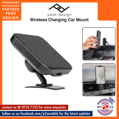 Peak Design Wireless Charging Car Mount (SKU: M-CM-AA-BK)