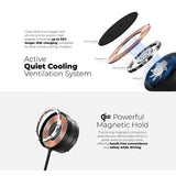 Mazer M-qi2-MagTap720 Air Vent Mount Qi2 Certified 15W Magnetic Wireless Charging