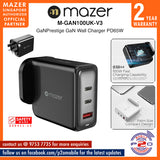 Mazer M-GaN100UK-V3 GaNPrestige PD100W UK Wall Charger