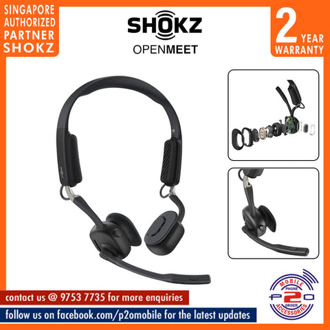 Shokz OpenMeet / OpenMeet UC (USB-C) / OpenMeet UC (Type-A) Open-Ear Wireless Headset