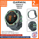 Garmin Instinct 3 (50 mm) AMOLED Rugged GPS Smartwatch