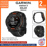 Garmin Instinct 3 (45 mm) SOLAR Rugged Outdoor GPS Smartwatches