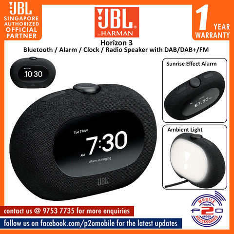 JBL Horizon 3 Bluetooth / Clock / Radio Speaker with DAB/DAB+/FM