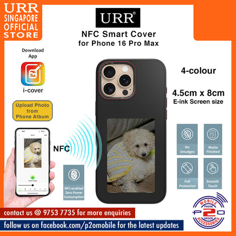 URR NFC Smart Cover for iPhone 16 Pro Max / iPhone 16 Pro