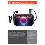 JBL PartyBox On-the-Go 2 Portable Bluetooth Party Speaker