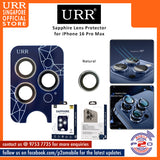 URR Sapphire Camera Lens Protector for iPhone 16 Pro Max / iPhone 16 Pro