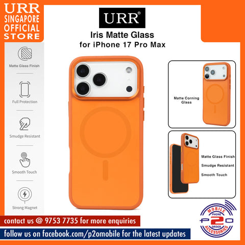 URR Iris Matte Glass for iPhone 17 Pro Max / iPhone 17 Pro / iPhone 17 Air / iPhone 17