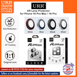 URR AR Titanium Alloy Frame Lens Protector for iPhone 18 Pro Max / 18 Pro