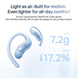 SHOKZ OpenFit Air 2 T520 | Open-Ear Lightweight True Wireless Earbuds [2 Years Warranty]