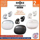 Shokz OpenDots 2 (E320-ST) Open-Ear Clip-On Design True Wireless Earbuds