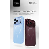 URR IRIS Matte Glass Case for iPhone 18 Pro Max / 18 Pro