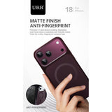 URR IRIS Matte Glass Case for iPhone 18 Pro Max / 18 Pro