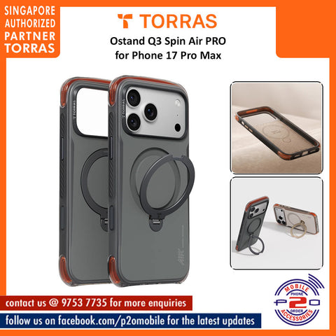 Torras Ostand Spin Air Pro for Phone 17 Pro Max
